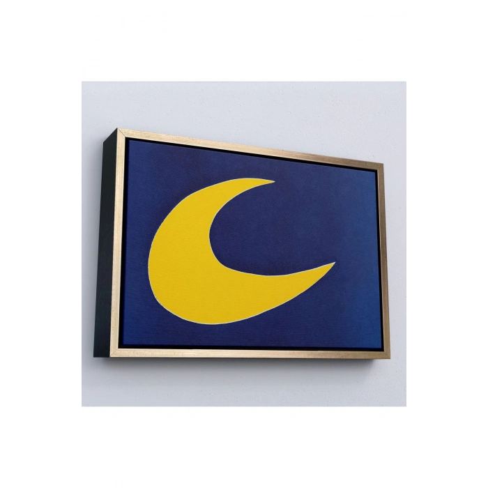 Ahşap Çerçeveli Joan Miro Güneşin Şarkısı Tablosu-7074