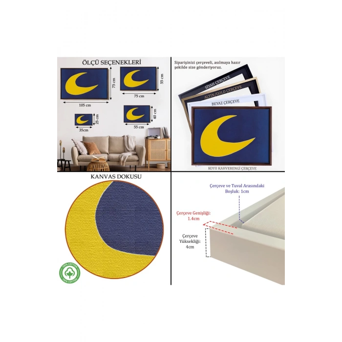 Ahşap Çerçeveli Joan Miro Güneşin Şarkısı Tablosu-7074