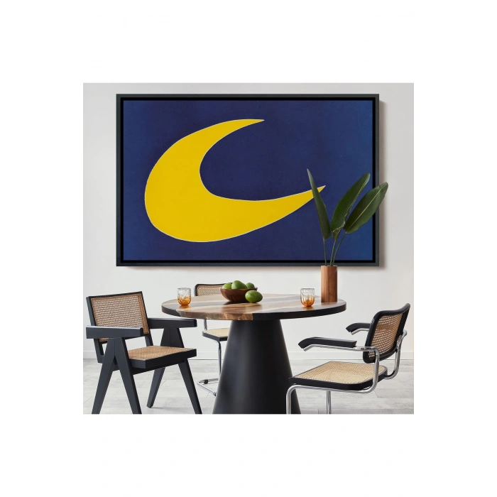 Ahşap Çerçeveli Joan Miro Güneşin Şarkısı Tablosu-7074