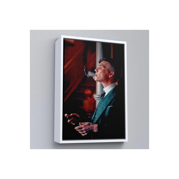 Ahşap Çerçeveli Thomas Shelby - Tommy Shelby Tablo-7843