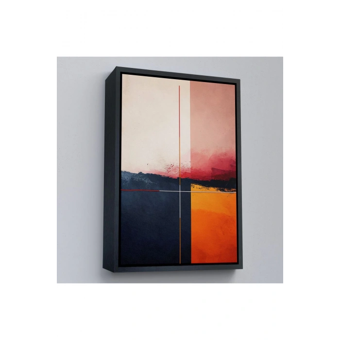 Ahşap Çerçeveli Yağlıboya Görünümlü Dekoratif Tablo-7609