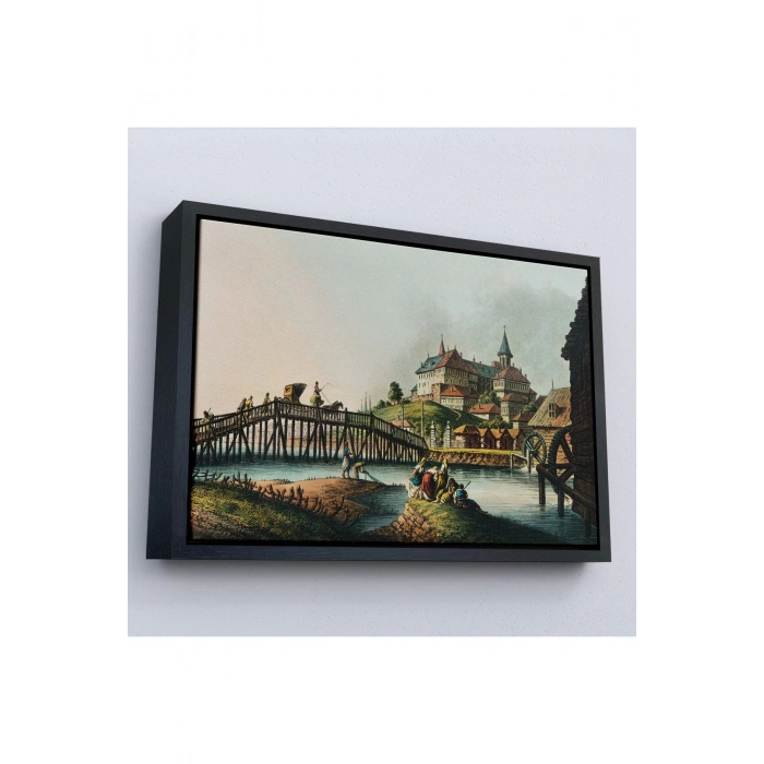 Ahşap Çerçeveli Luigi Mayerİn Osmanlı Hakimiyeti İsimli Tablosu-7025