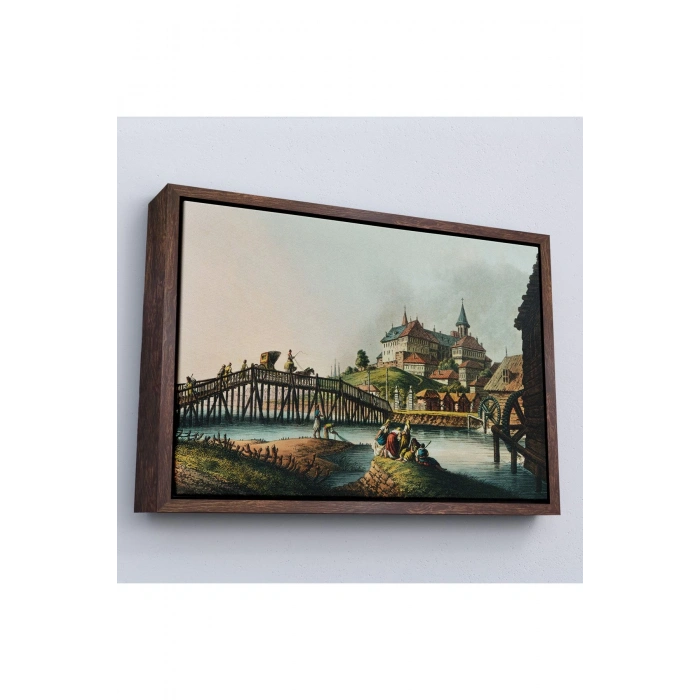 Ahşap Çerçeveli Luigi Mayerİn Osmanlı Hakimiyeti İsimli Tablosu-7025