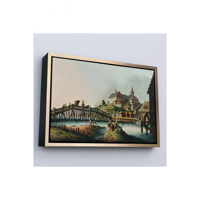 Ahşap Çerçeveli Luigi Mayerİn Osmanlı Hakimiyeti İsimli Tablosu-7025