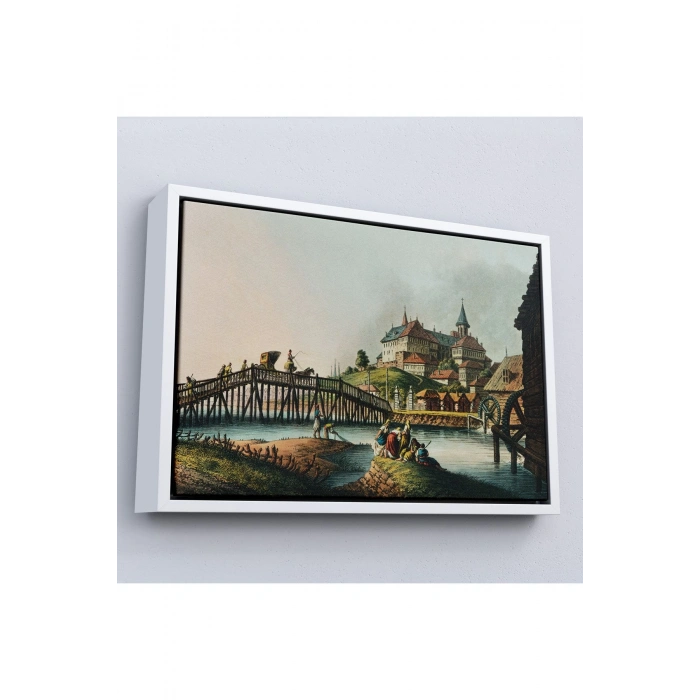 Ahşap Çerçeveli Luigi Mayerİn Osmanlı Hakimiyeti İsimli Tablosu-7025