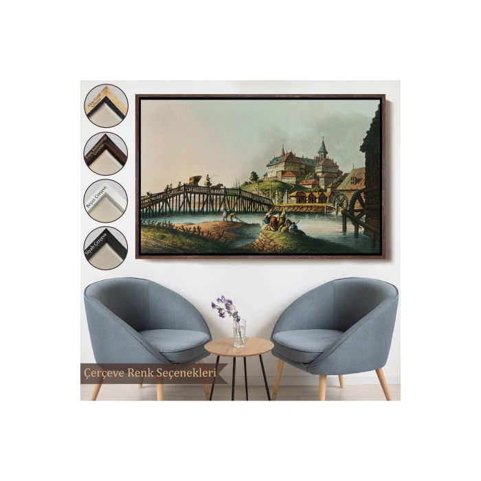 Ahşap Çerçeveli Luigi Mayerİn Osmanlı Hakimiyeti İsimli Tablosu-7025