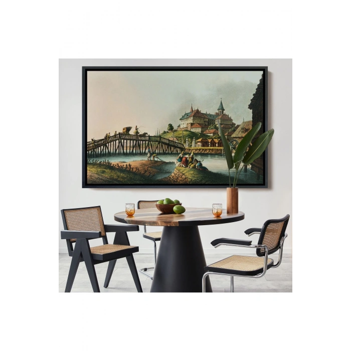 Ahşap Çerçeveli Luigi Mayerİn Osmanlı Hakimiyeti İsimli Tablosu-7025