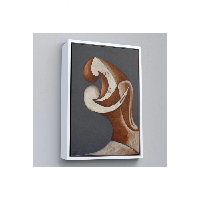 Ahşap Çerçeveli Pablo Picasso - Soyut Baş Tablosu-7382