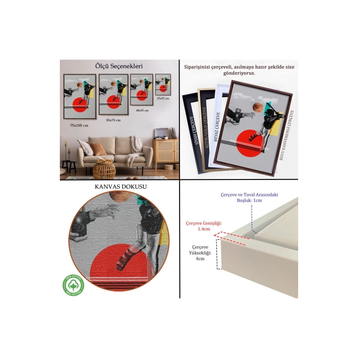 Ahşap Çerçeveli Beyzbol Sporcusu Ve Kamera Tutan Retro Eller Tablosu-7917