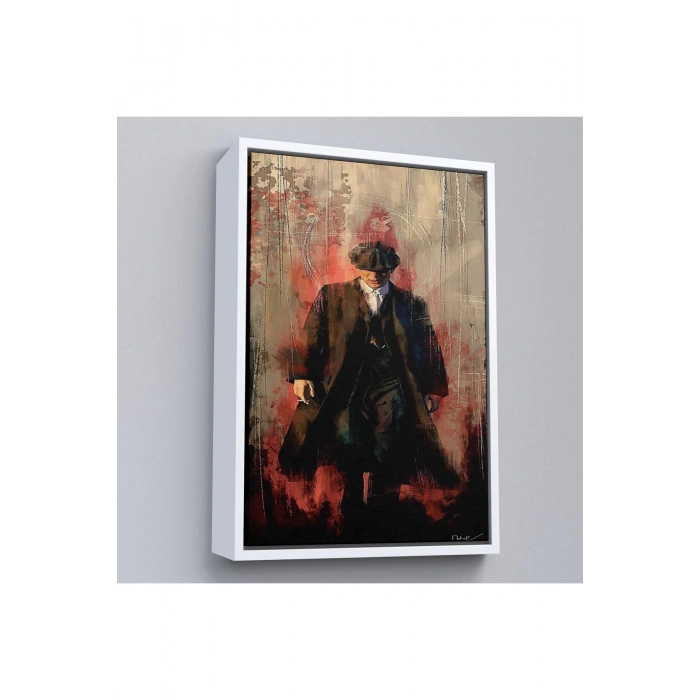 Ahşap Çerçeveli Peaky Blinders-Thomas Shelby Tablosu-7967