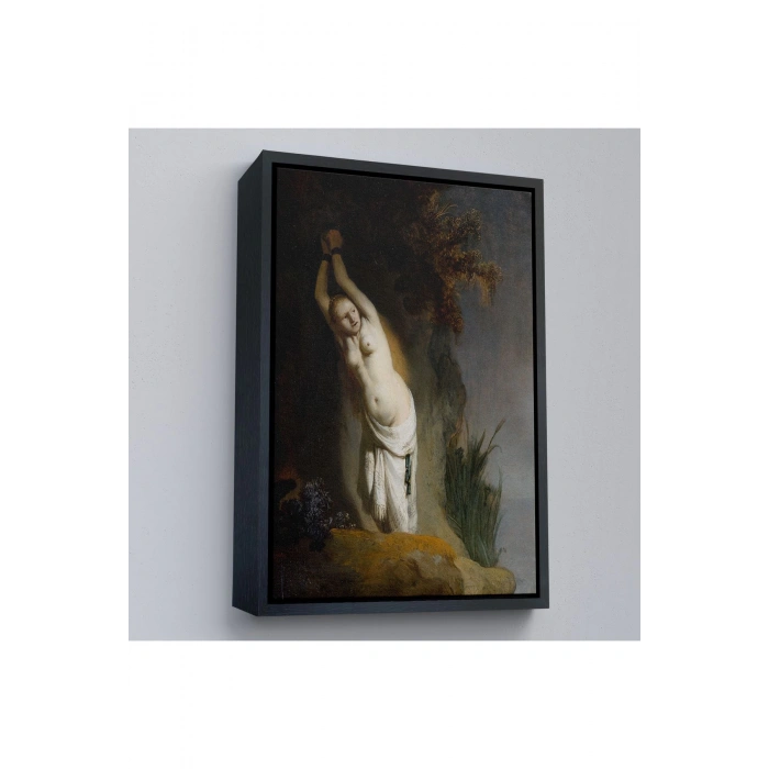 Ahşap Çerçeveli Rembrandt Van Rijn - Andromeda Tablo-8062