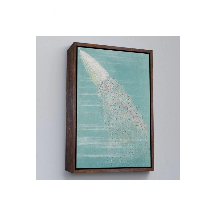 Ahşap Çerçeveli Alfred Fredol - Apolémie Konturnée Tablo-8063