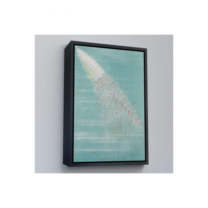 Ahşap Çerçeveli Alfred Fredol - Apolémie Konturnée Tablo-8063