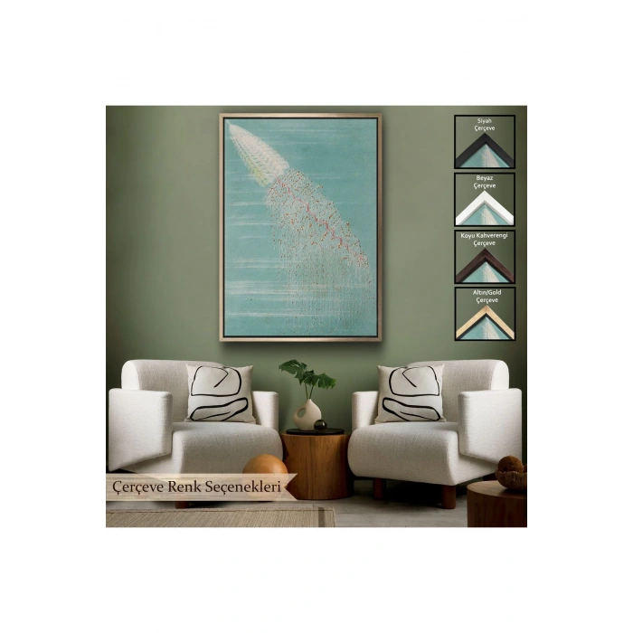 Ahşap Çerçeveli Alfred Fredol - Apolémie Konturnée Tablo-8063