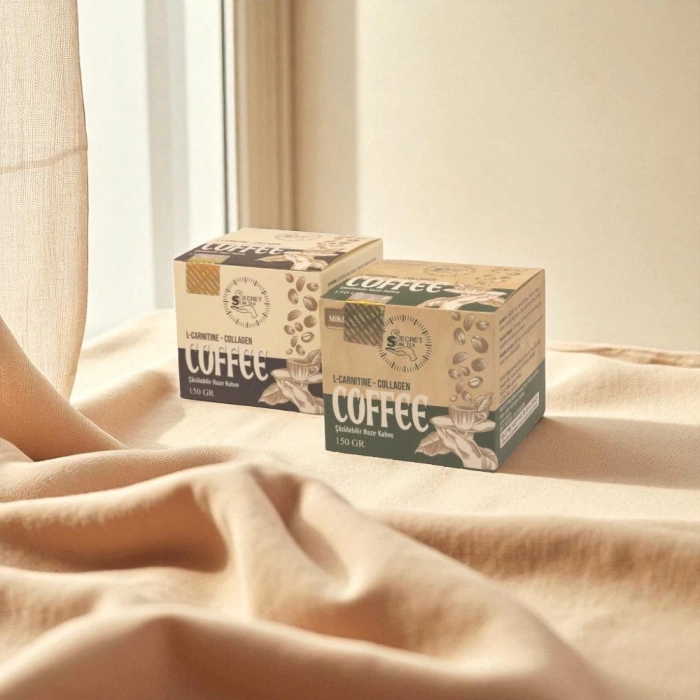 2li Kilo Vermeye Yardımcı Kolojenli Detox Kahve Seti ( Sade, Sütlü)