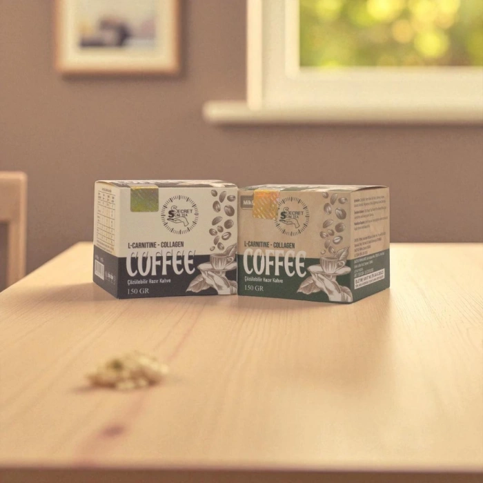 2li Kilo Vermeye Yardımcı Kolojenli Detox Kahve Seti ( Sade, Sütlü)