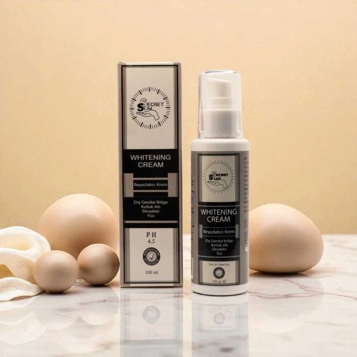 Secret Slim Beyazlatıcı Krem Dış Genital Bölge, Cilt, Yüz, Koltuk Altı, Bikini Bölge Kararması (Unısex) 100 ml