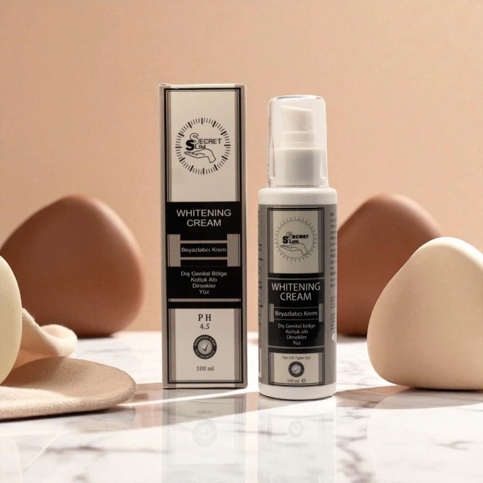 Secret Slim Beyazlatıcı Krem Dış Genital Bölge, Cilt, Yüz, Koltuk Altı, Bikini Bölge Kararması (Unısex) 100 ml