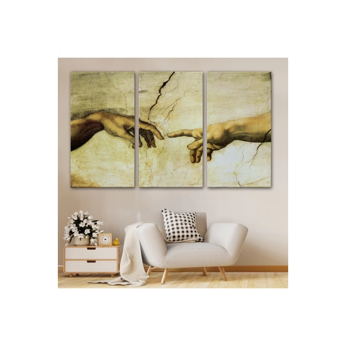 Ademin Yaratılışı Tablosu - The Creation of Adam-6596