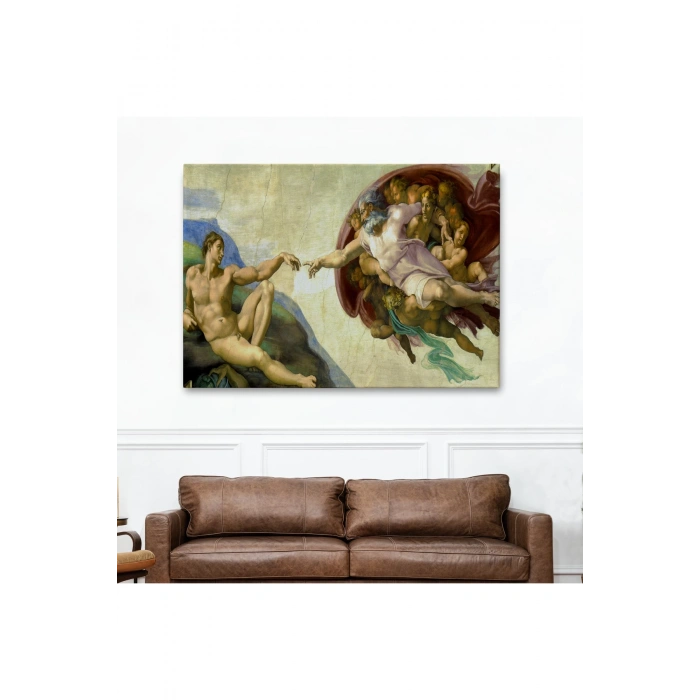 Ademin Yaratılışı Tablosu - The Creation of Adam-6631
