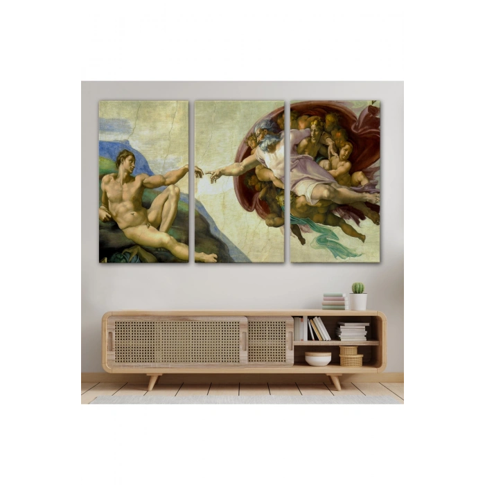 Ademin Yaratılışı Tablosu - The Creation of Adam-6631