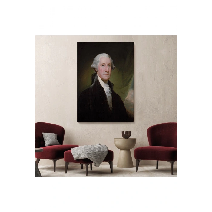 Amerika Birleşik Devletleri Kurucusu George Washington Duvar Tablosu-6411