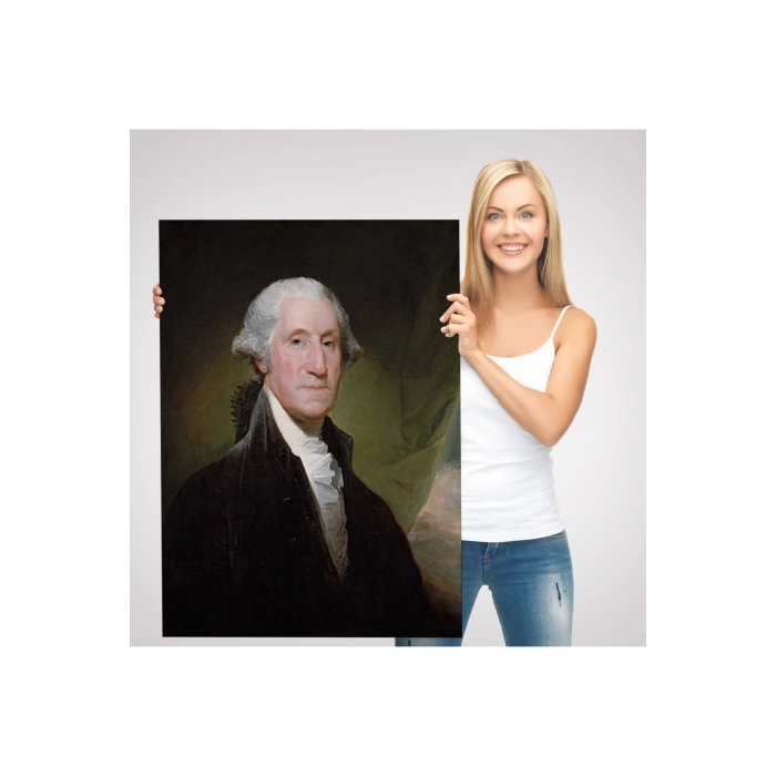 Amerika Birleşik Devletleri Kurucusu George Washington Duvar Tablosu-6411