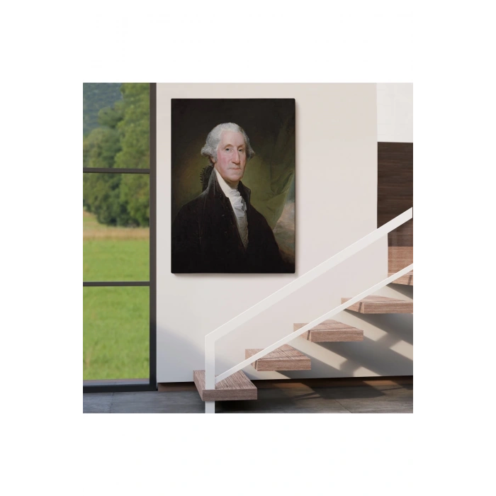 Amerika Birleşik Devletleri Kurucusu George Washington Duvar Tablosu-6411