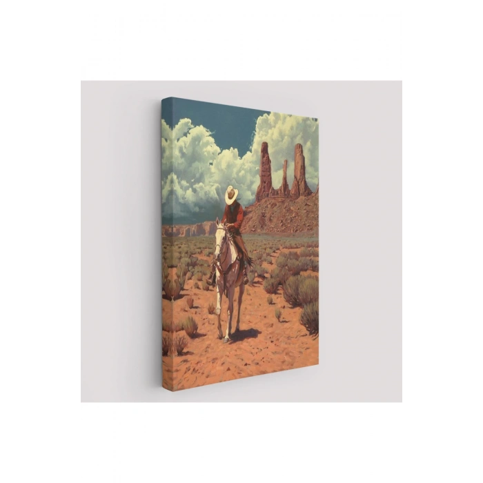 Amerikalı Kovboy Dekoratif Duvar Tablosu-6280