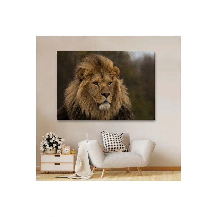 Aslan Dekoratif Kanvas Tablo 1159