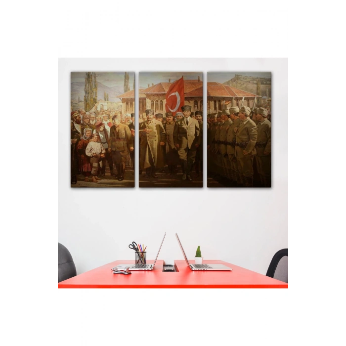 Atatürkün TBMM’den Cepheye Uğurlanma Tablosu-6552