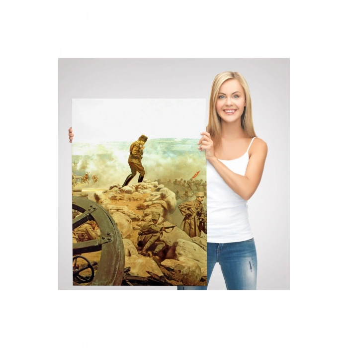 Atatürk ve Büyük Taarruz Duvar Tablusu-6463