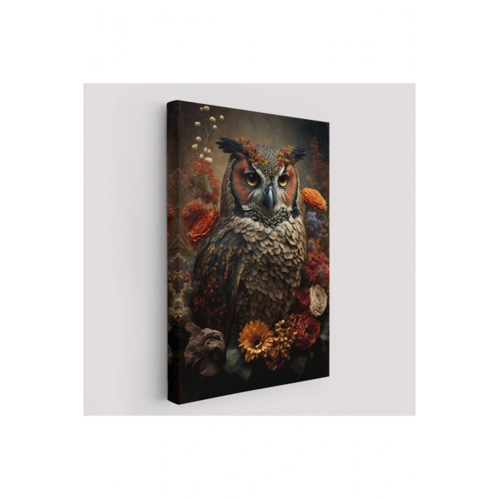 Baykuş Dekoratif Duvar Tablosu-6485