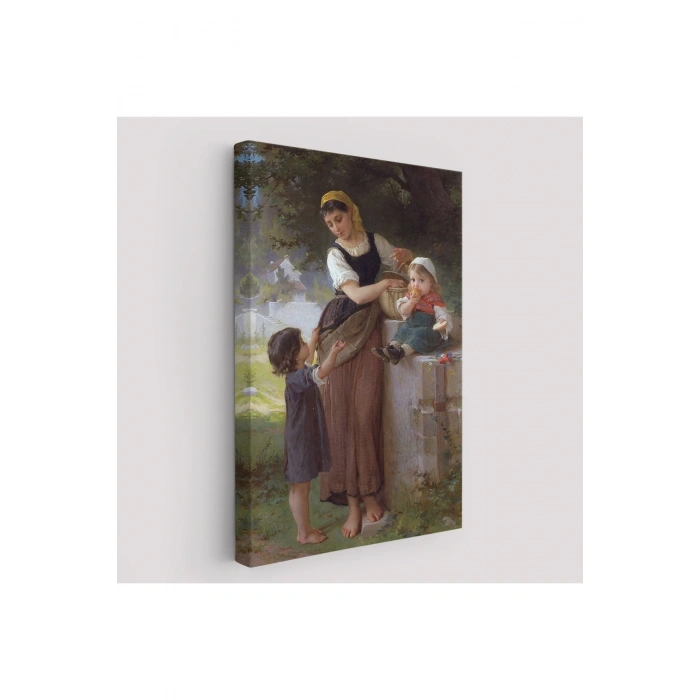 Bende İstiyorum Diyen Çocuk Dekoratif Duvar Tablosu-6238