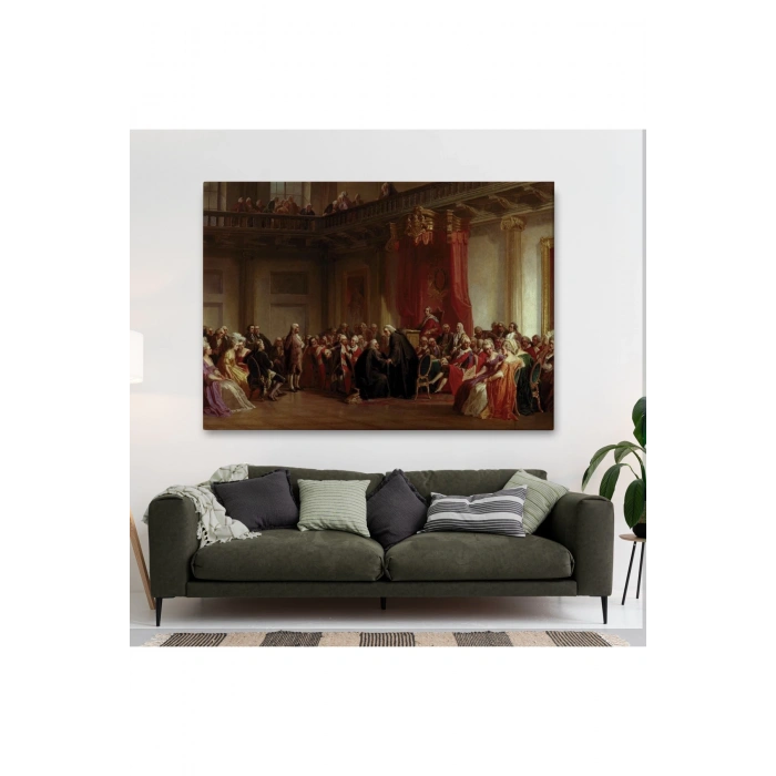 Benjamin Franklin Danışma Meclisi Huzuruna Çıkıyor Tablosu-6542