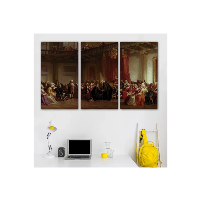 Benjamin Franklin Danışma Meclisi Huzuruna Çıkıyor Tablosu-6542