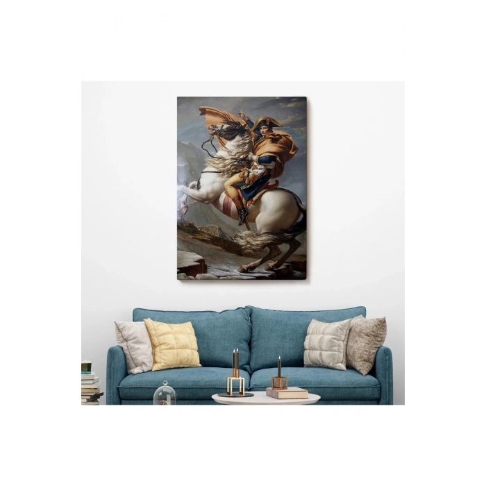 Bonaparte Franchissant le Grand-Saint-Bernard Tablosu-6296