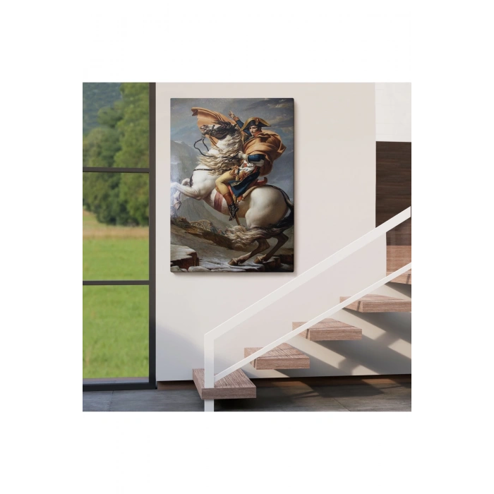 Bonaparte Franchissant le Grand-Saint-Bernard Tablosu-6296