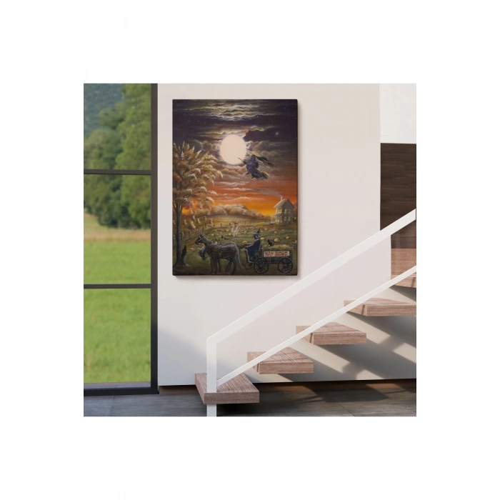 Cadılar Bayramı Helloven Dekoratif Duvar Tablosu -6251