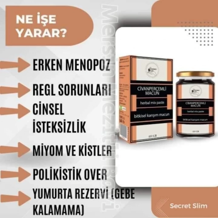 Civan Perçemli Macun (Doğurganlık),Erken Regl Sorunu, Polikistik Over (Gebe Kalamama)