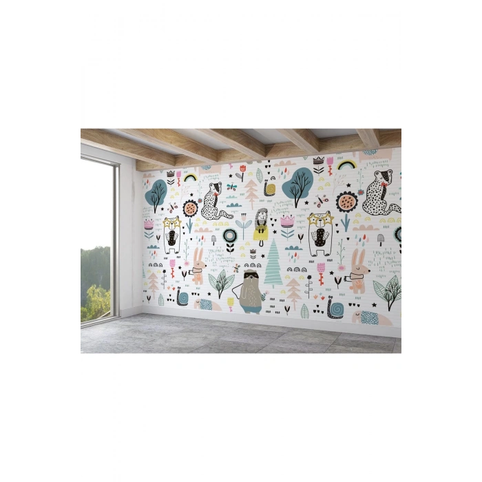 Çocuk ve Bebek Odası Temalı Duvar Kağıdı-5717