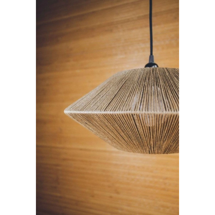 Dekoratif Aydınlatma Sarkıt Ufo Avize Jüt