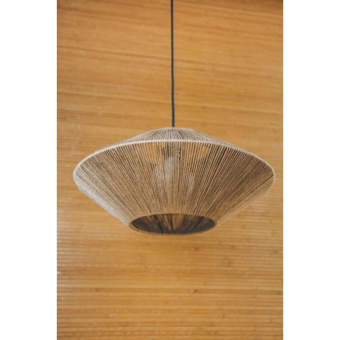 Dekoratif Aydınlatma Sarkıt Ufo Avize Jüt