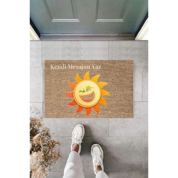 Dijital Baskı Kişiye Özel İç Kapı Dekorasyon Paspas  PS11200