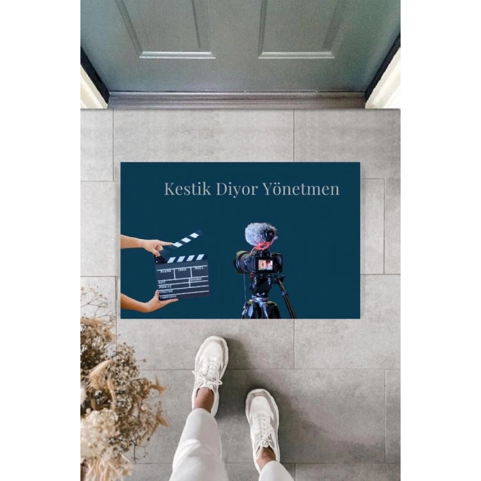 Dijital Baskı Kişiye Özel İç Kapı Dekorasyon Paspas  PS11206