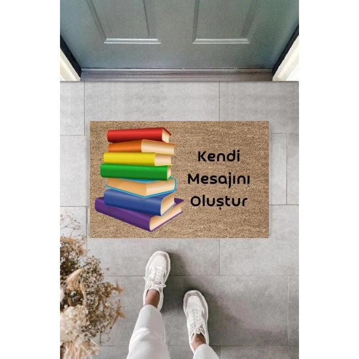 Dijital Baskı Kişiye Özel İç Kapı Dekorasyon Paspas  PS11239