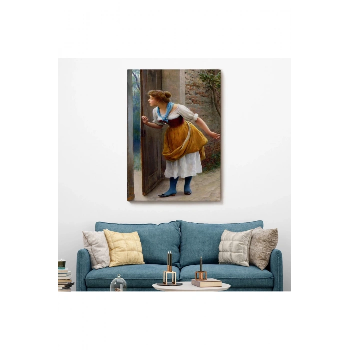 Eugene de Blaasın Kulak Misafiri Reprodüksiyon Tablosu-6276