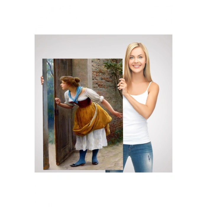 Eugene de Blaasın Kulak Misafiri Reprodüksiyon Tablosu-6276