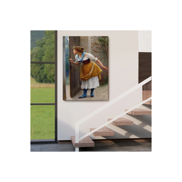 Eugene de Blaasın Kulak Misafiri Reprodüksiyon Tablosu-6276