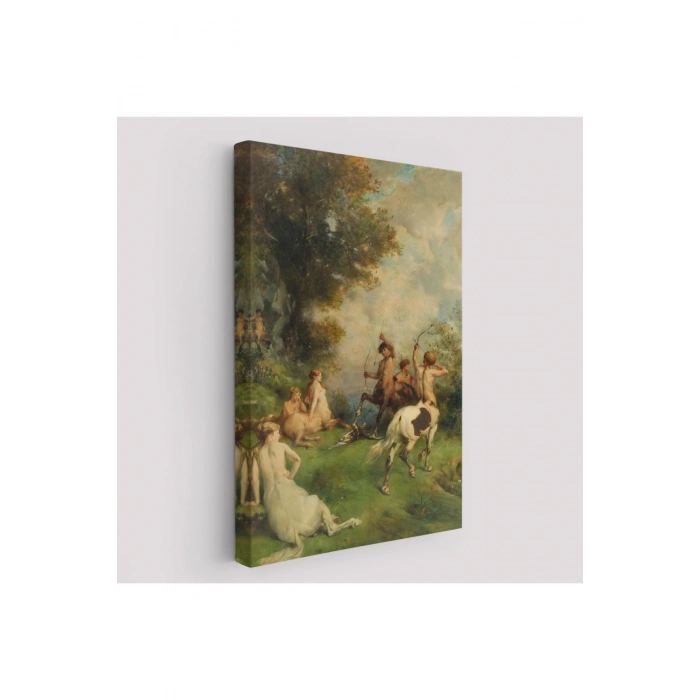 Eugene Fromentinin Sentorlar,  At Adamlar Tablosu-6326